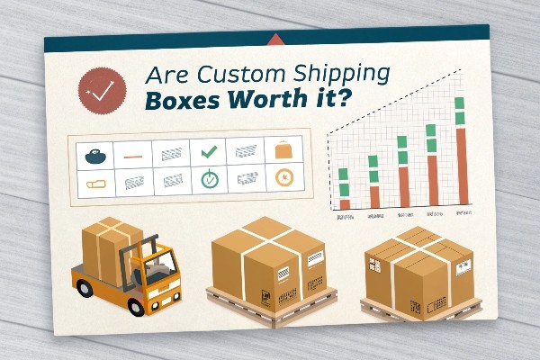 Customer unboxing a custom box happily