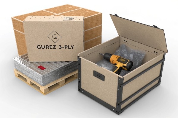 3-ply corrugated box construction