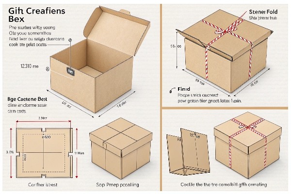 Cardboard cutting for box making