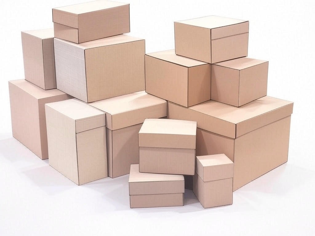 Categorizing different packaging boxes