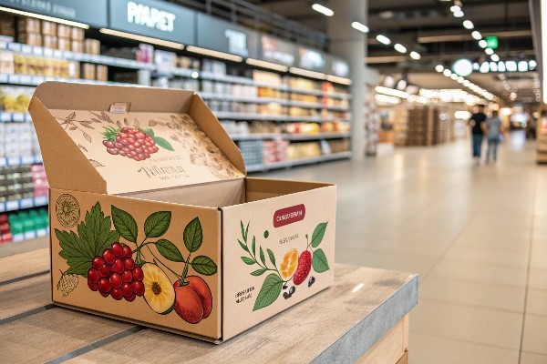 Close-up of a well-designed retail box