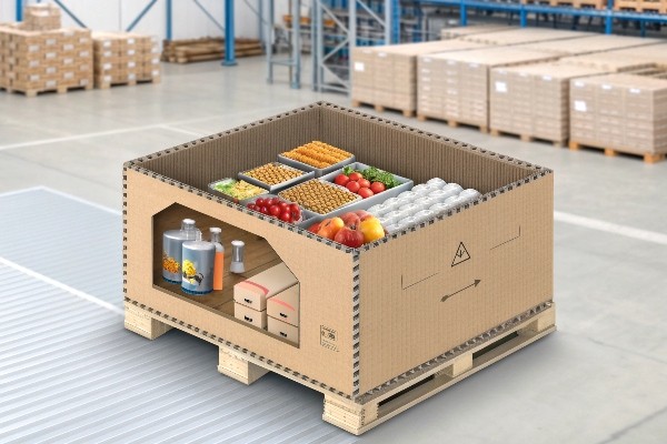What is the purpose of a corrugated box