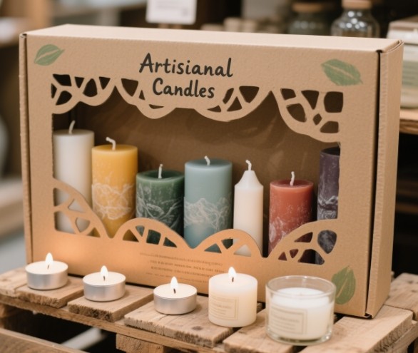 Custom display boxes in retail