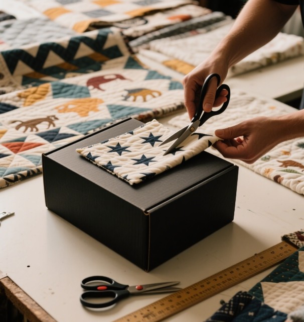 Various fabric types for boxes