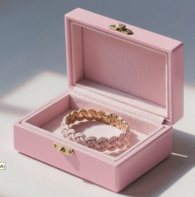 Bracelet inside a perfectly sized jewelry box