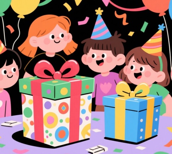 a simple gift versus a wrapped gift