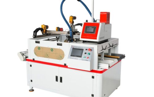 Box glue assembly machine