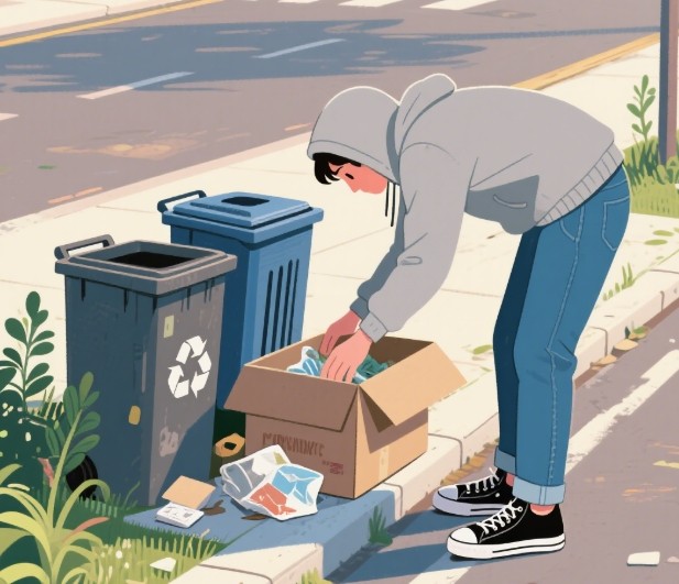 Variety of free boxes from different sources