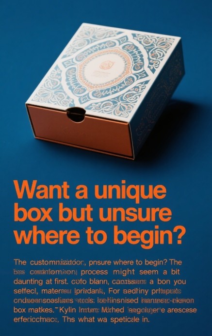 Steps to customize a product box