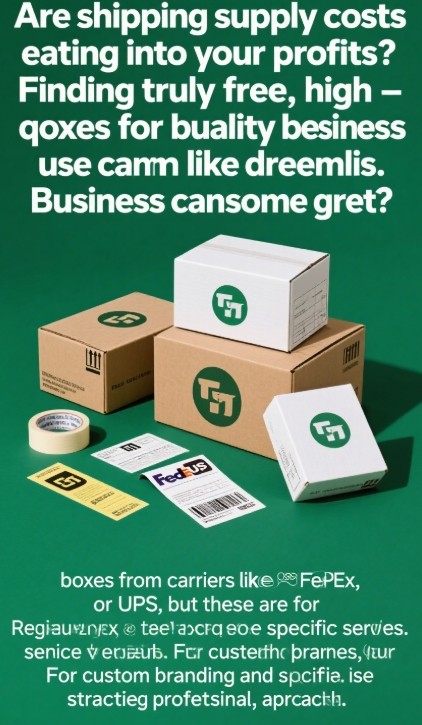 Shipping boxes from carriers vs custom boxes