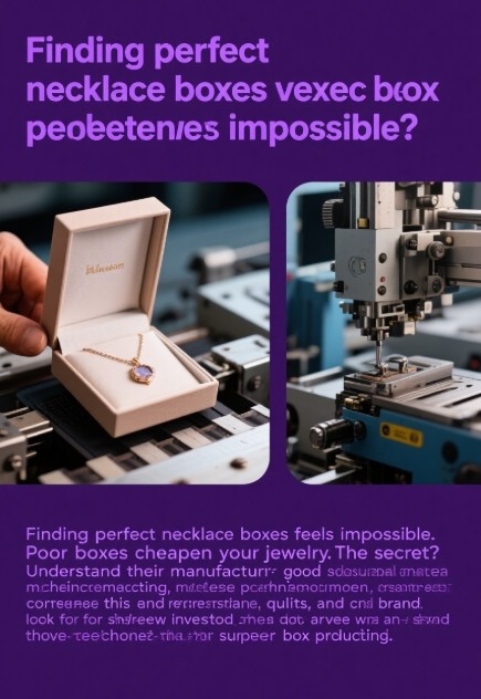 A collection of beautifully manufactured necklace boxes