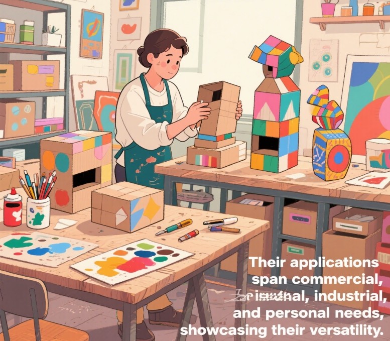 alt with keywords: different types of boxes in use