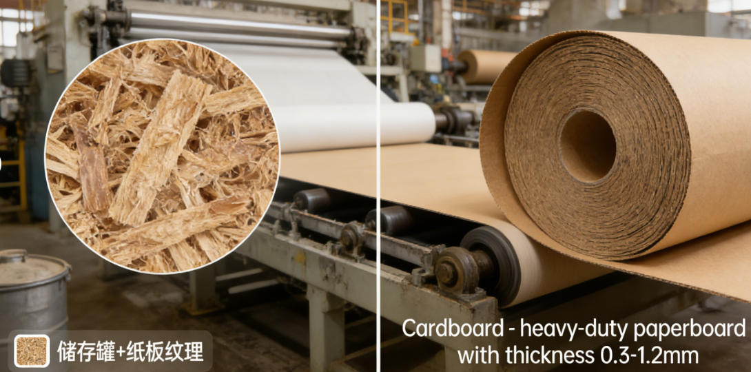 a pile of cartons and cardboard boxes