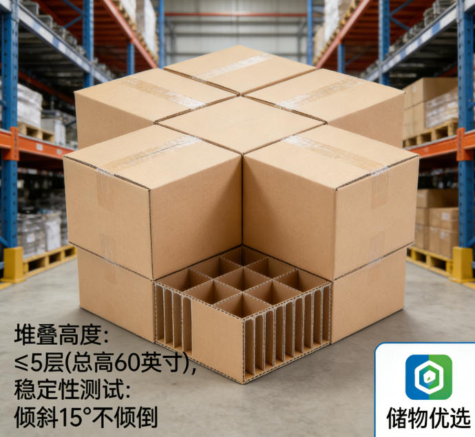 A stack of storage cube boxes