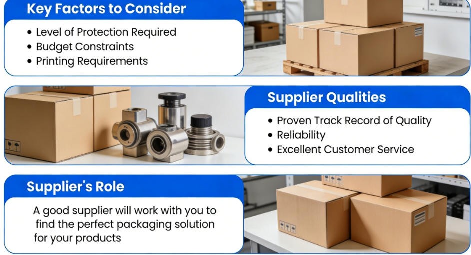 A person inspecting a corrugated box