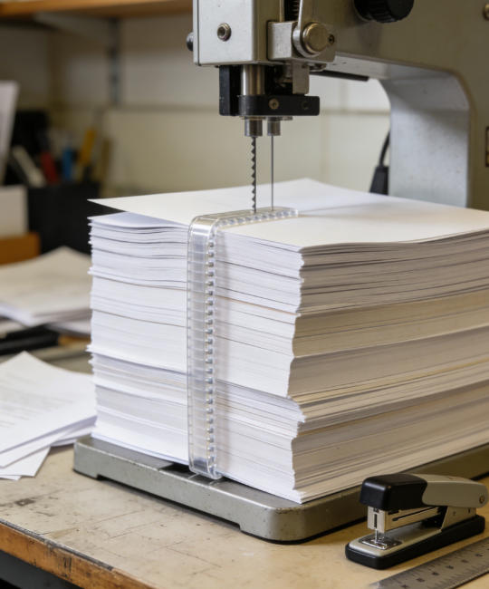 where to use binding machine