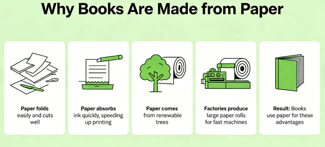 books made from paper