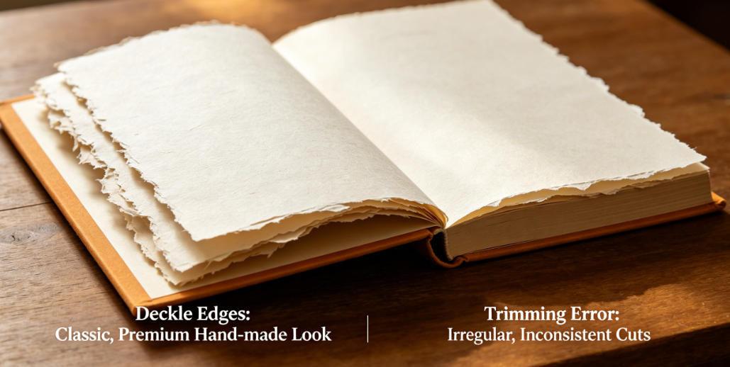 uneven book edges