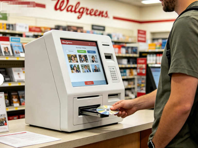 Walgreens photo kiosk printing from CD