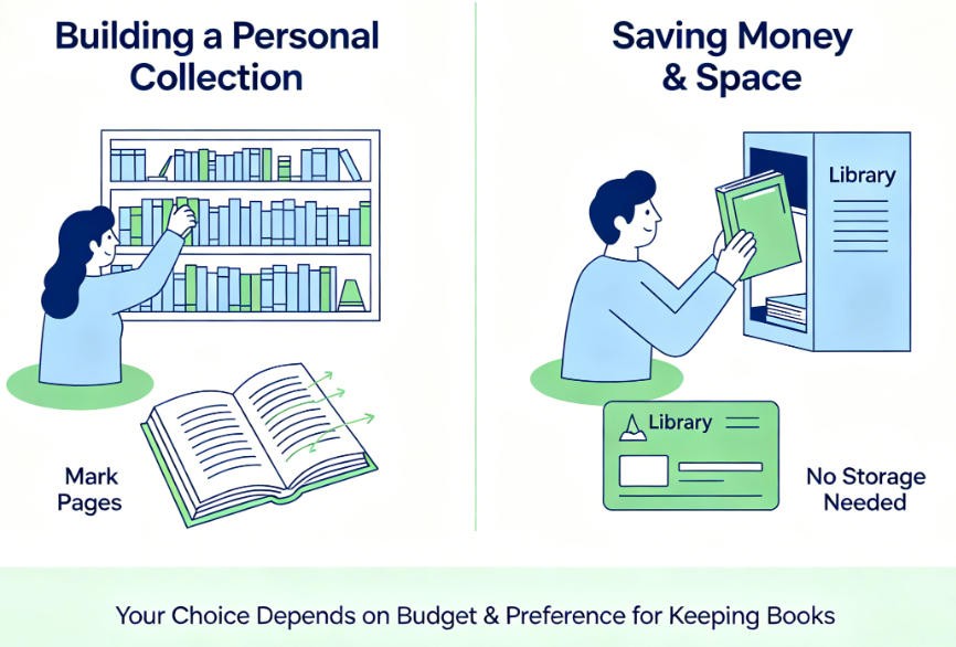 buy books or library