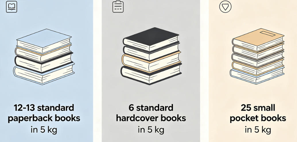 books in 5 kg weight