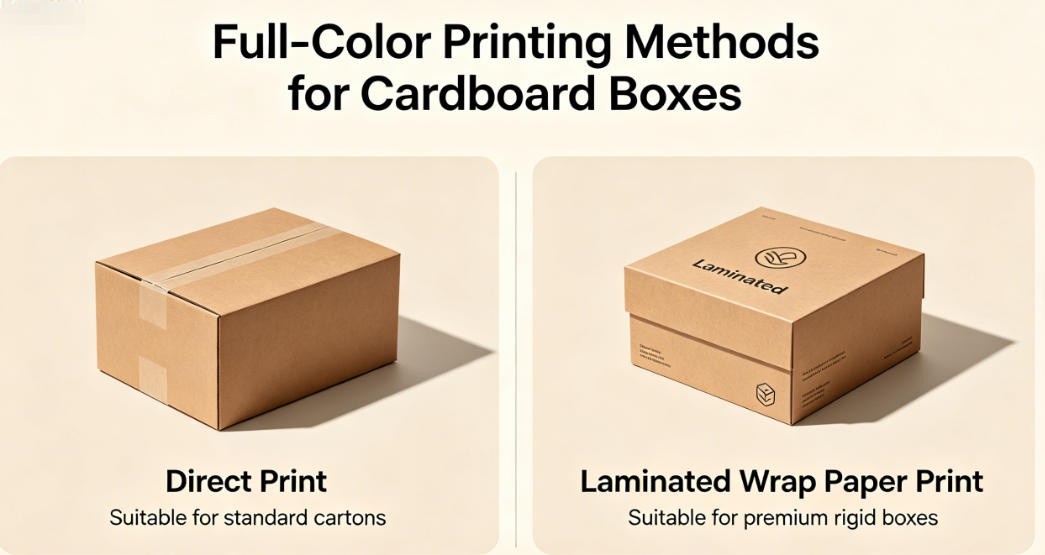 full color cardboard box printing