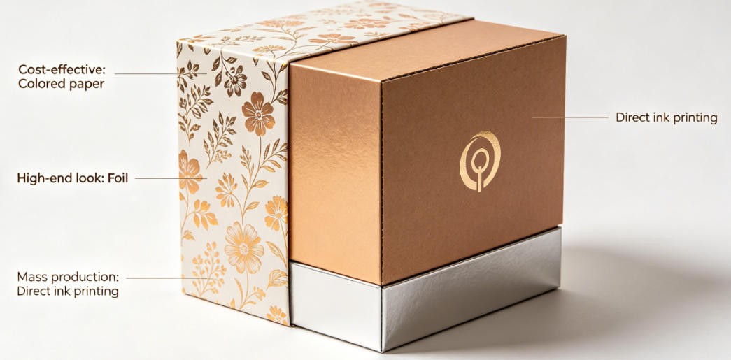 how to color a cardboard box