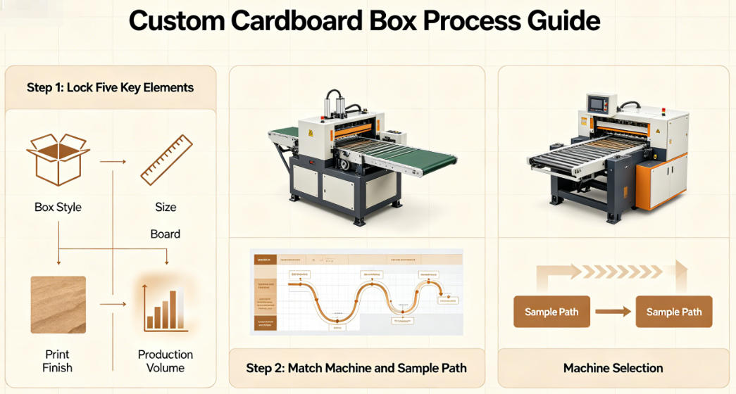 how to customize a cardboard box