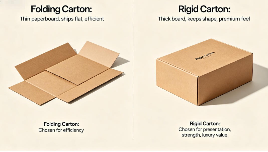 rigid box vs folding carton