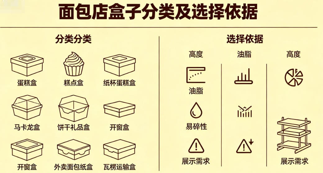 bakery box types packaging