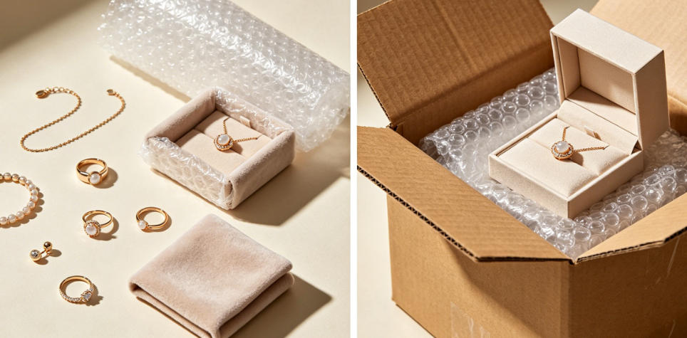 how to package jewelry for shipping