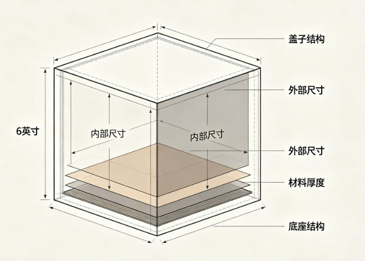 how to size a cube box