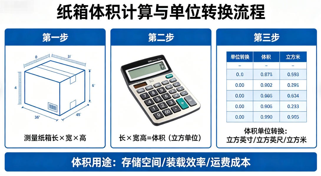 calculate case cube size for shipping