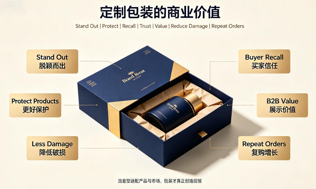 custom packaging benefits for business