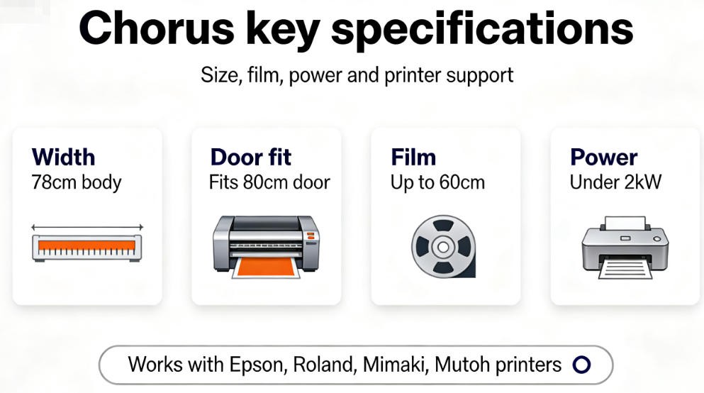 DTF powder shaker compact design 78cm door fit