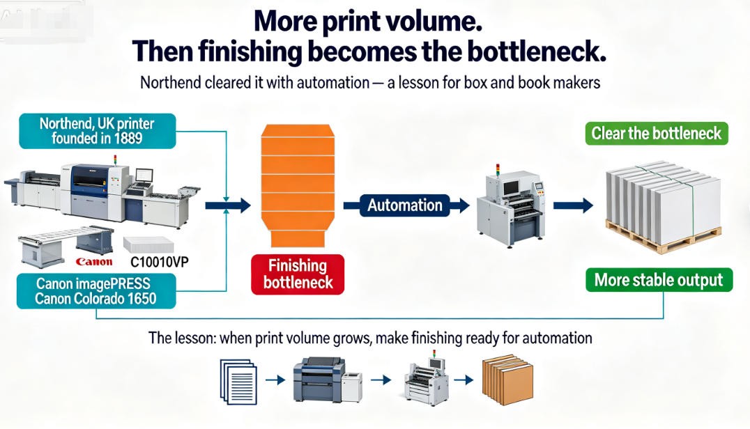 Northend print house new Canon digital press
