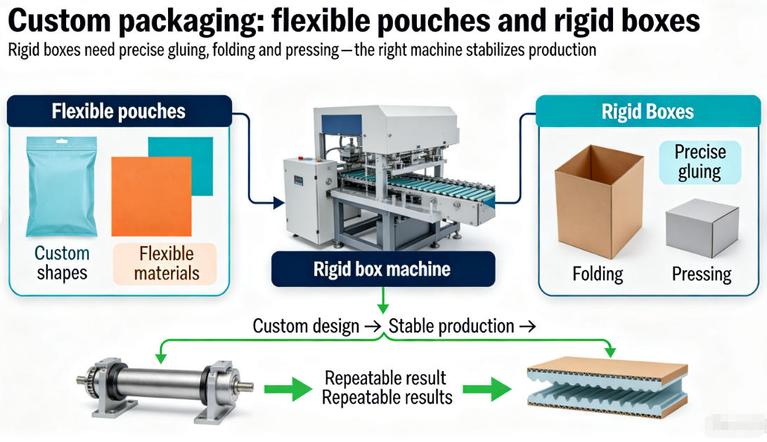  rigid box making machine custom packaging 